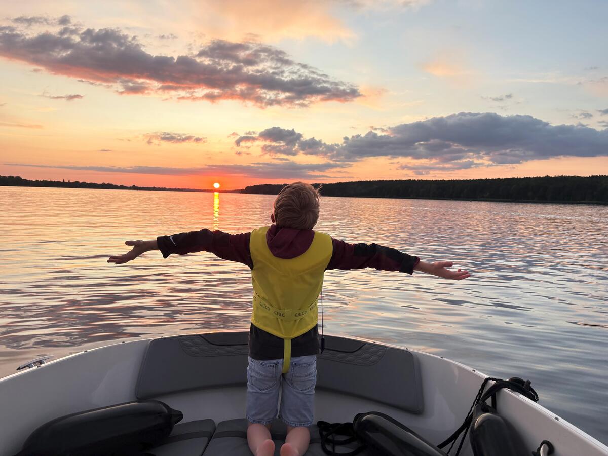 Jacht w pełnej krasie